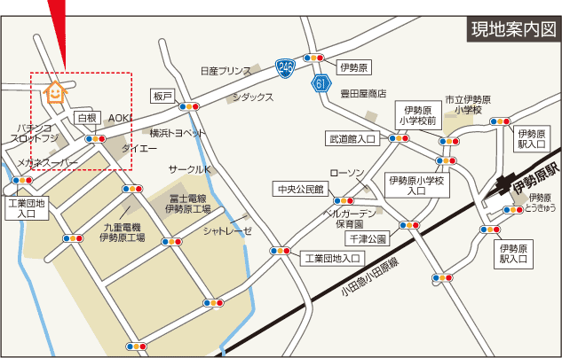 すまいる秦野今泉 現地案内図